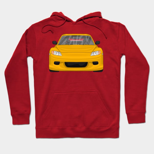 RX8 GOLD Hoodie by VENZ0LIC